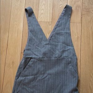 Grey wool dress